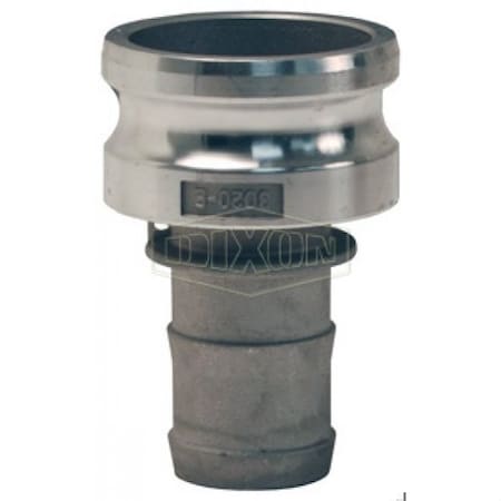 Dixon Global Type E Jump Size Cam and Groove Adapter, 3 x 2 in Nominal, Male Adapter x Hose Shank End Styl G3020-E-AL